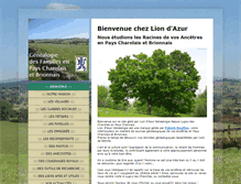 Tablet Screenshot of genealogie-familles-charolais-brionnais.com